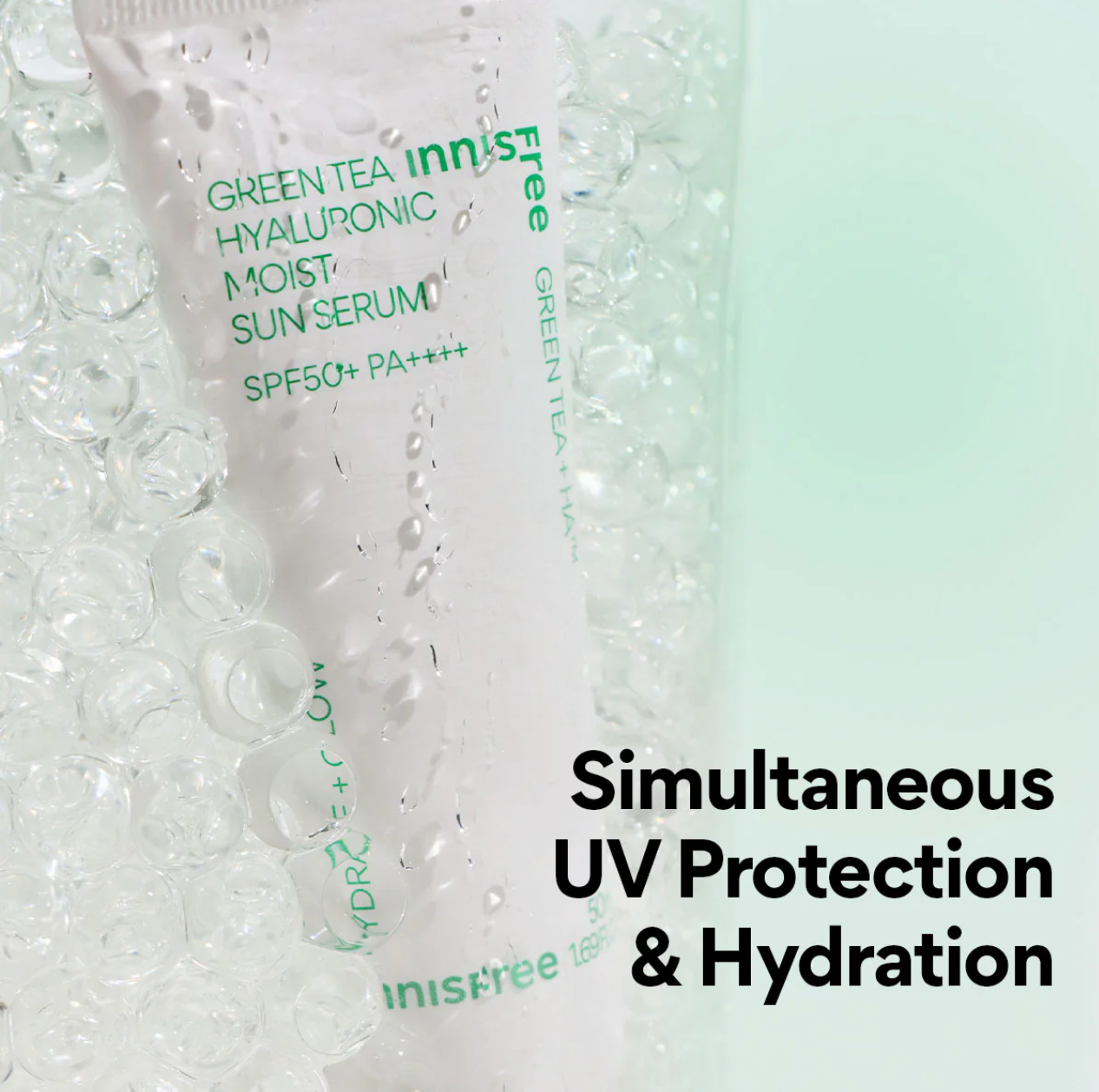 innisfree Green tea Hyaluronic Sun Serum SPF50+ PA++++ 50ml