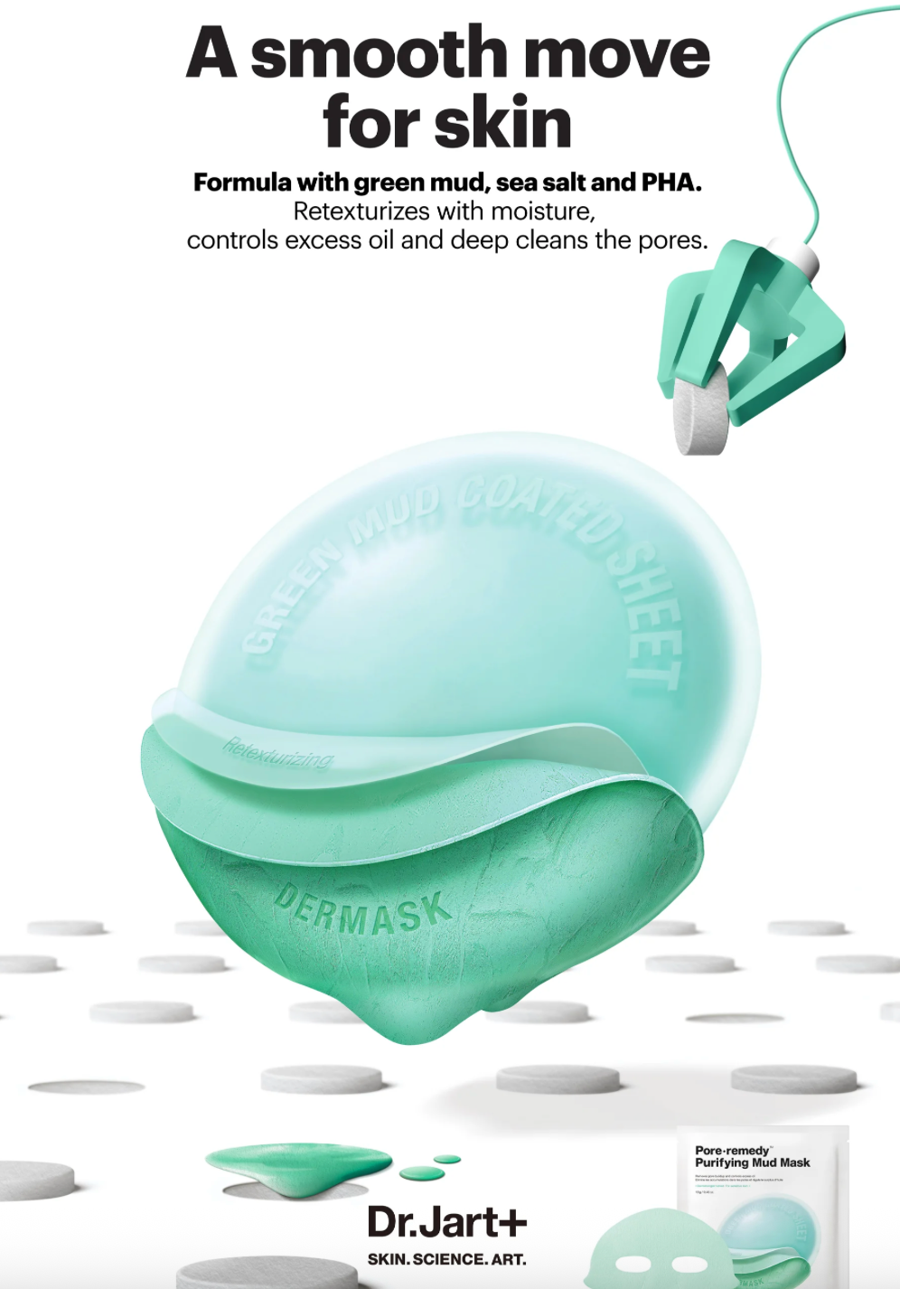 Dr.Jart+ Pore Remedy Purifying Mud Face Mask 13g X 5ea 