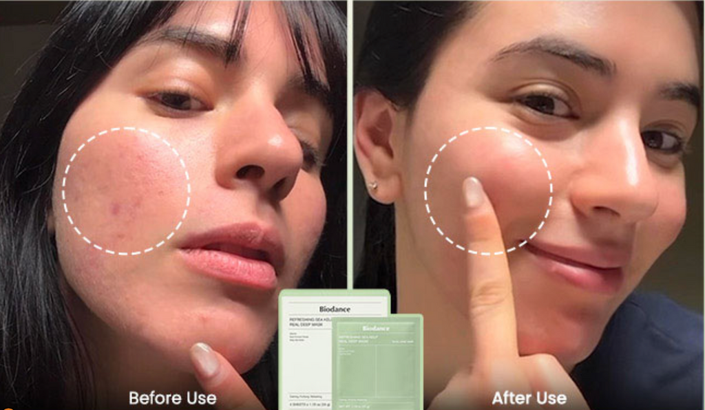 Biodance Refreshing Sea Kelp Real Deep Mask 34g X 4ea