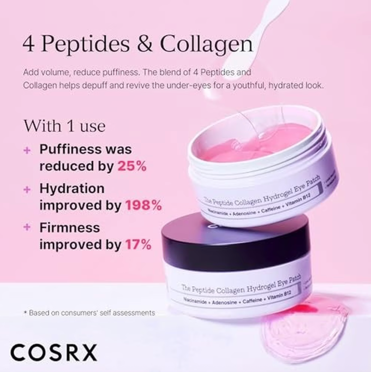 COSRX The Peptide Collagen Hydrogel Eye Patch 85g/60ea